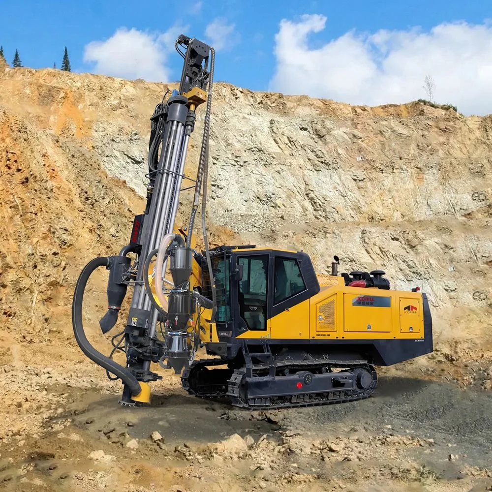 Surface drilling in the pit